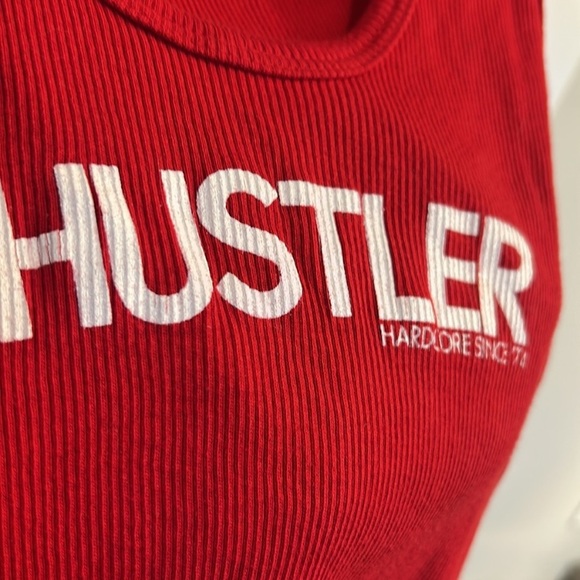 ULTRA RARE Hustler Hollywood Tank - Larry Flint Era VTG - Picture 3 of 7
